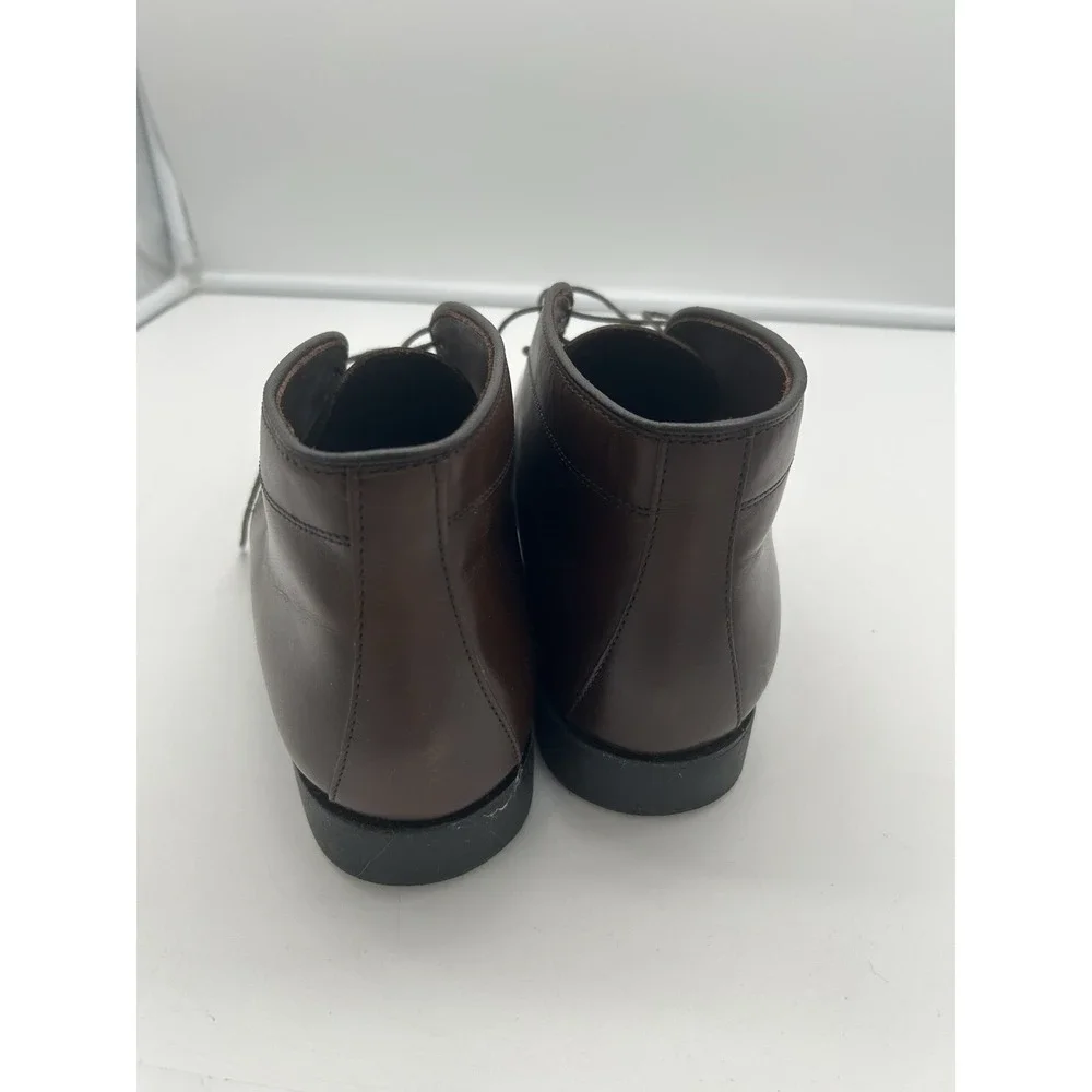 Allen Edmonds Calhoun Brown Soft Leather Chukka Dress‎ Boots Men Size 8.5 D USA